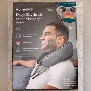 Homedics Portable Neck Massager with Rechargeable Feature
